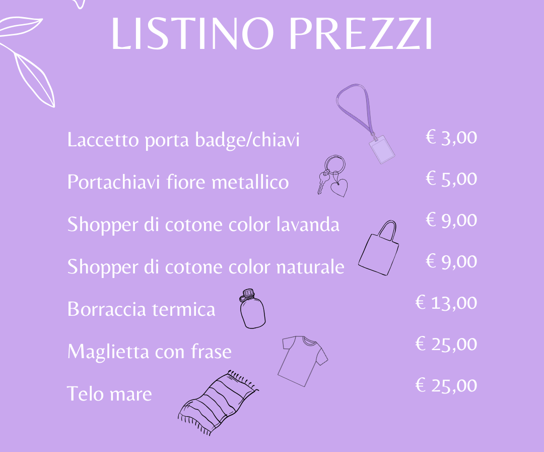 Locandina prezzi Punto Viola
